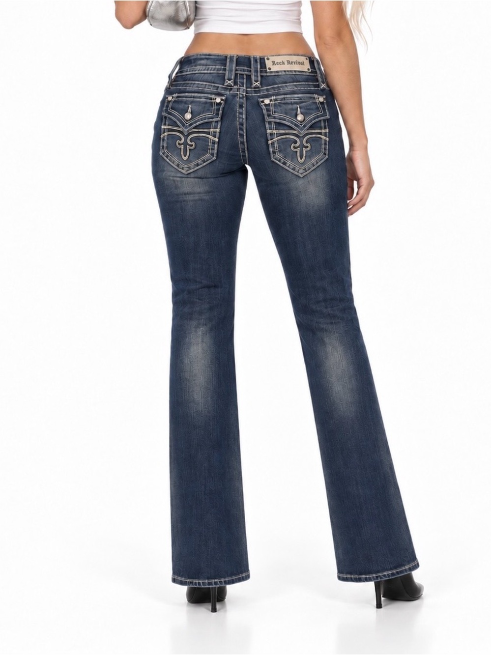 Rock Revival Celine Bootcut Jeans Y2K Inseam 32.5” Size 28